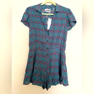 Urban Outfitters Floral Romper Onsie M